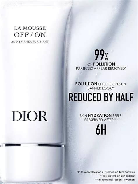 DIOR La Mousse OFF/ON Foaming Cleanser Review.